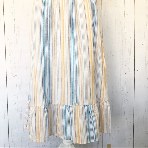 Reformation Midi Strapless Bermuda Ruffled Dress - Picture 4 of 6